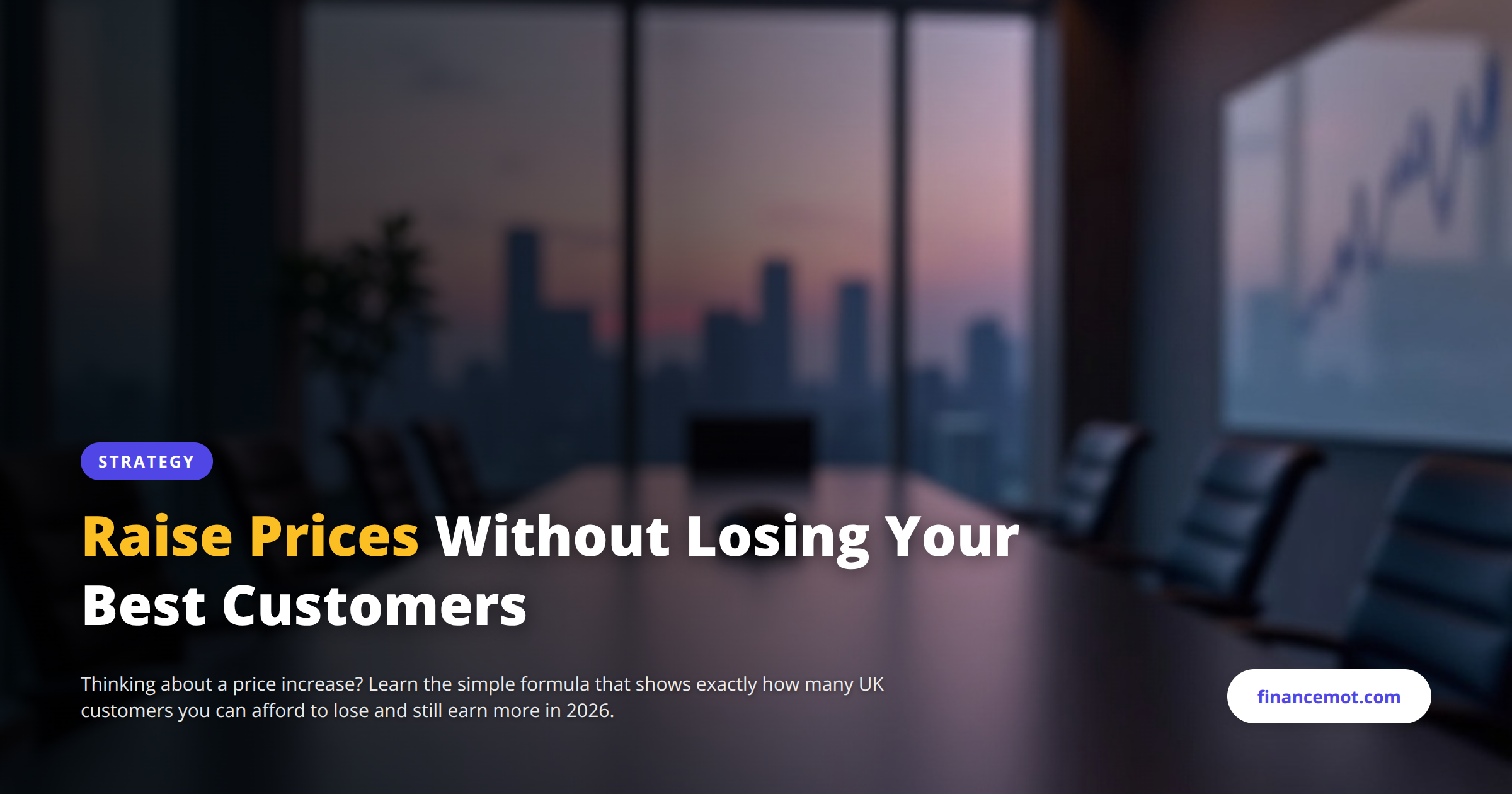 How to model a price increase without losing customers