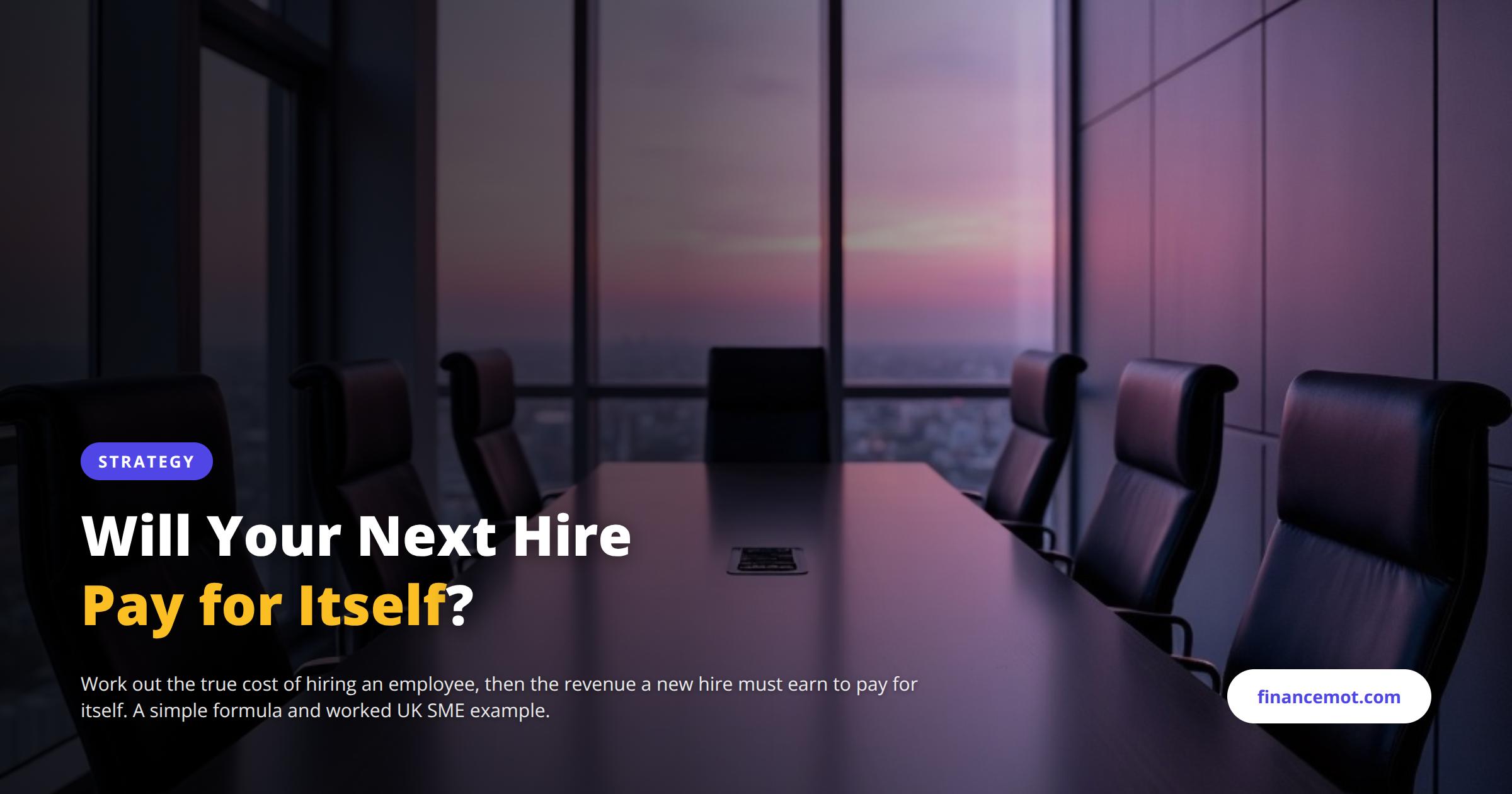 How to calculate whether a new hire will pay for itself