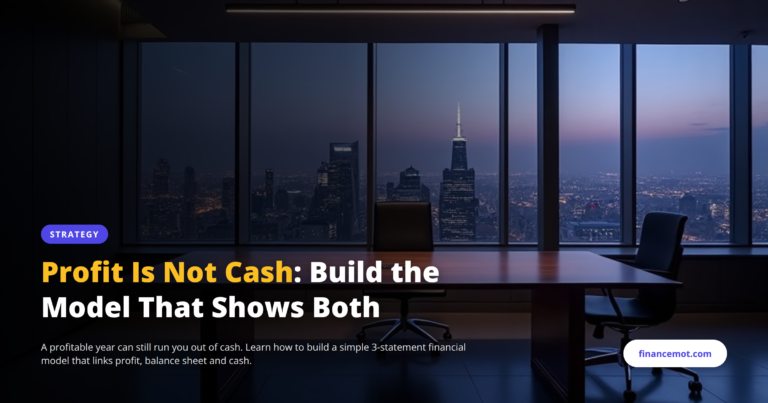 How to build a simple 3-statement financial model